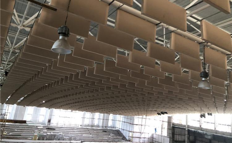 江蘇淮安中學(xué)體育館空間吸聲體聲學(xué)工程