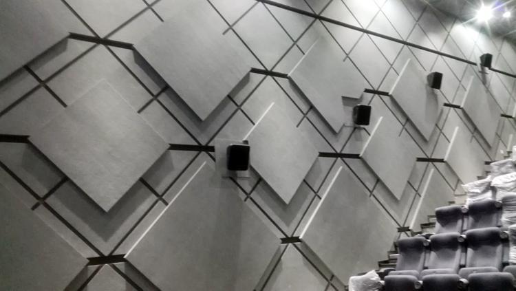 山東菏澤電影院聚酯吸音板聲學(xué)工程